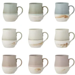 Bloomingville Ash Becher aus Steingut 3er