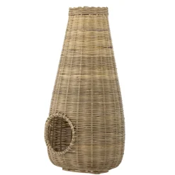 Bloomingville Bambus Laterne Ottine mit Glas