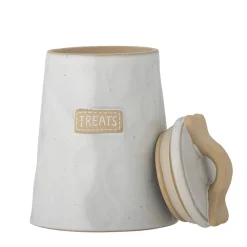 Bloomingville Bandit Leckerlidose mit Deckel aus Steingut