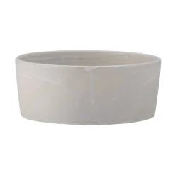 Bloomingville Buddy Schale, Hundenapf weiß aus Steingut