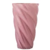 Bloomingville Callo Vase Rose aus Glas
