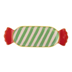 Bloomingville Caramella Servierplatte Grün aus Steingut