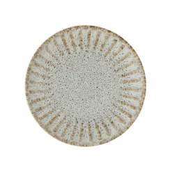 Bloomingville Fleur Frühstücksteller, Steingut