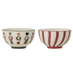 Bloomingville Jolly Schalen, Weihnachten, 2er Set