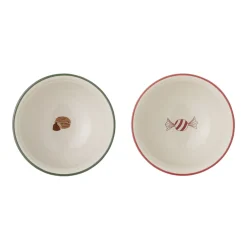 Bloomingville Jolly Schalen, Weihnachten, 2er Set