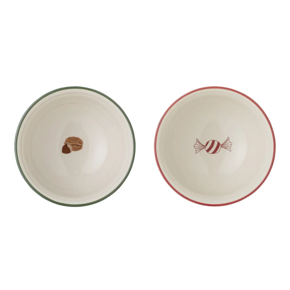 Bloomingville Jolly Schalen, Weihnachten, 2er Set