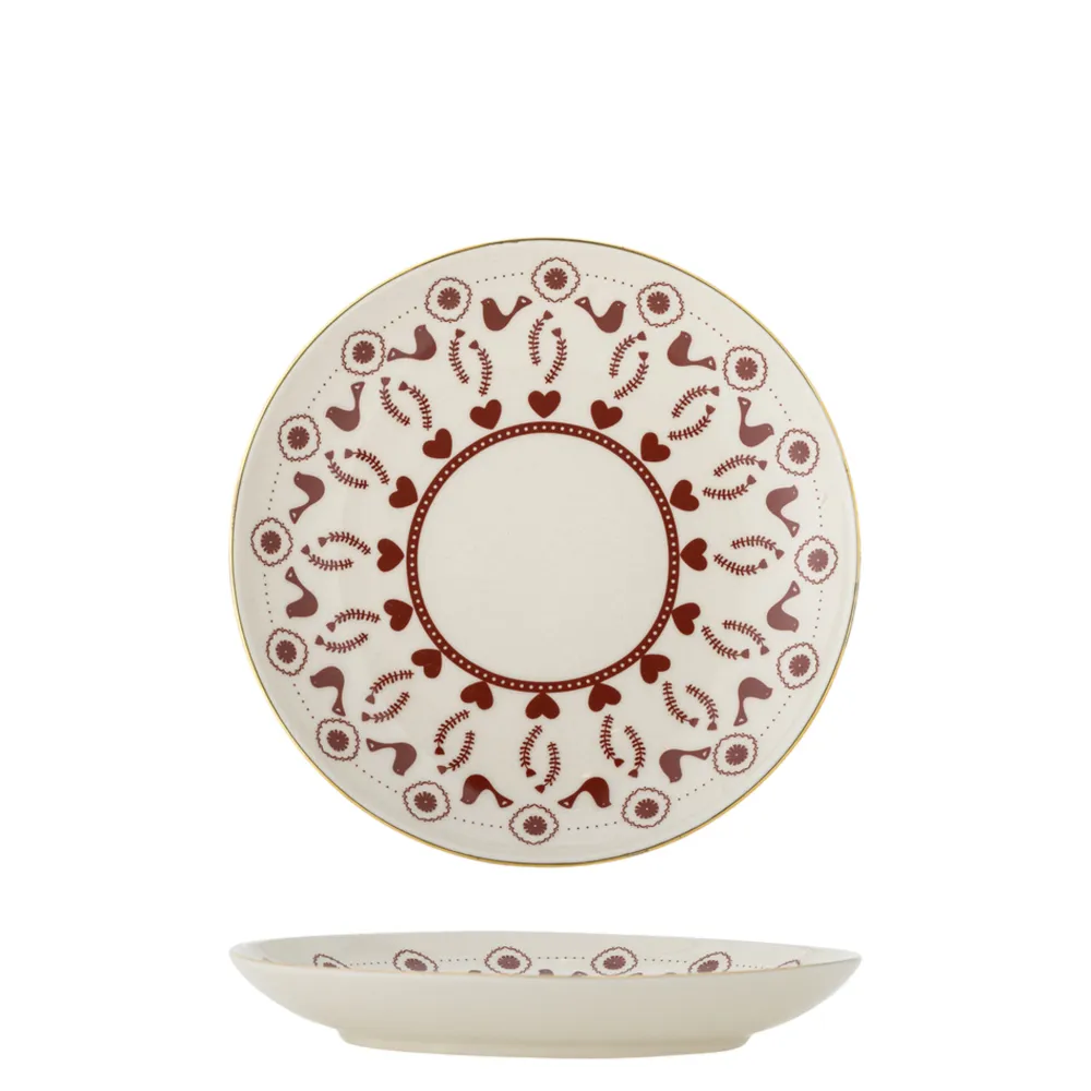 Bloomingville Jolly Teller, Rotes Muster