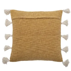 Bloomingville Kissen Emely, Gelb, Baumwolle