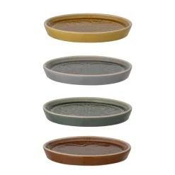 Bloomingville Kleine Teller Rani Steingut 4er