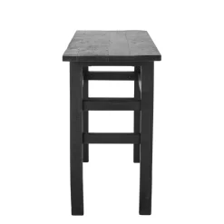 Bloomingville Konsolentisch Riber, Schwarz, Recyceltes Holz