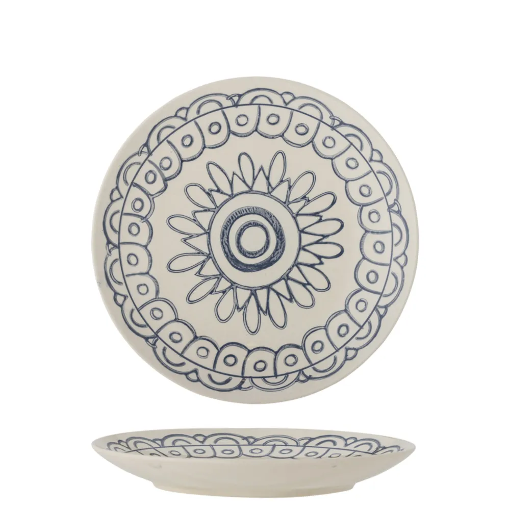 Bloomingville Maple Teller Blue, klein