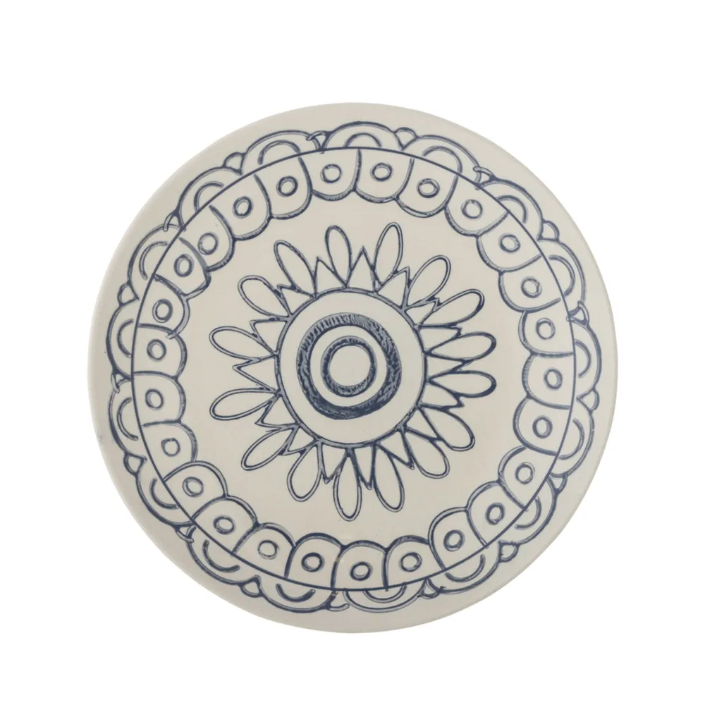 Bloomingville Maple Teller Blue, klein