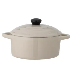 Bloomingville Ofenform Thanos mit Deckel aus Steingut