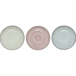 Bloomingville Patrizia Teller, 3er, Steingut