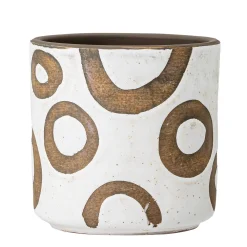 Bloomingville Pflanztopf Avo weiss aus Terrakotta