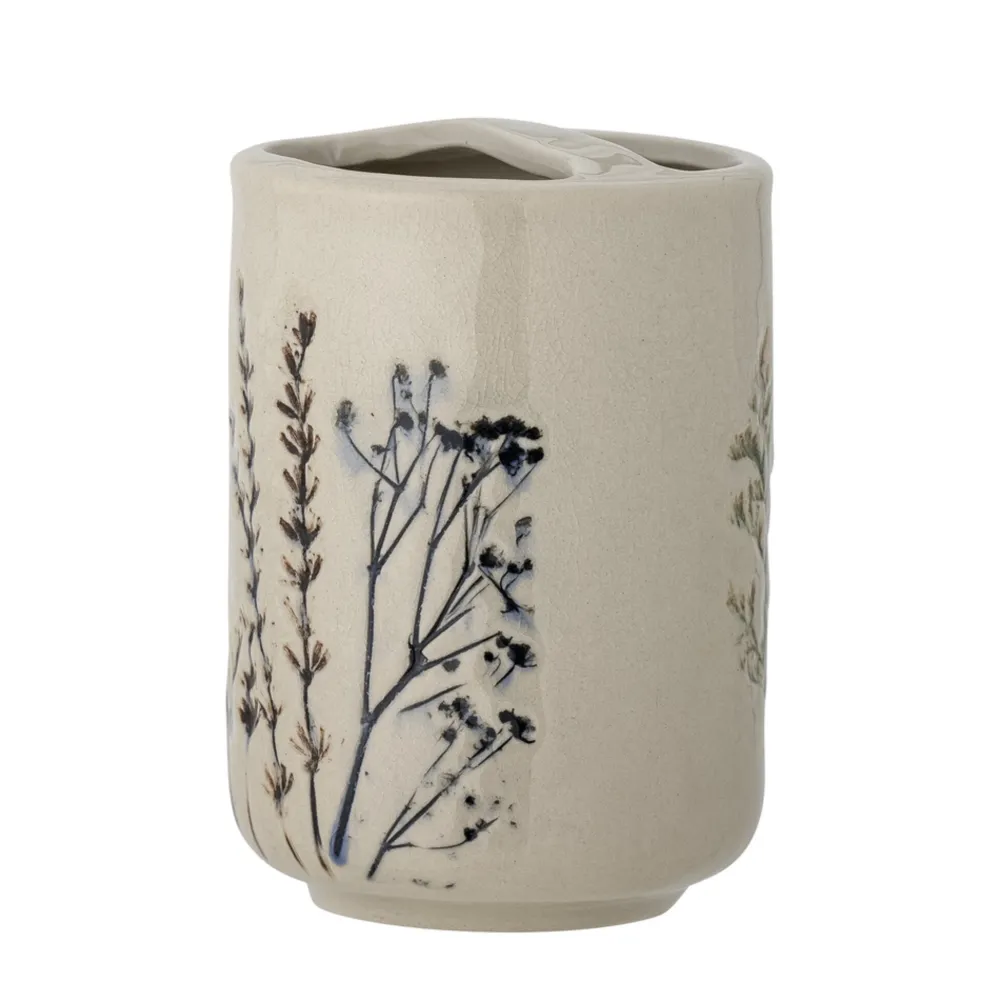 Bloomingville Seifenspender-Set Bea aus Steingut