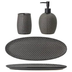 Bloomingville Seifenspender mit Becher und Tablett Hrin