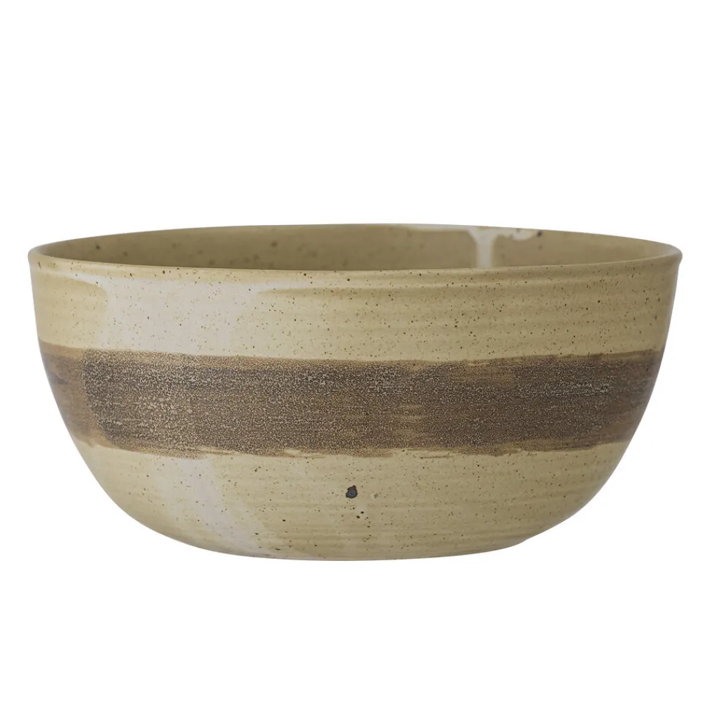 Bloomingville Solange Große Schale, Natur, Steingut