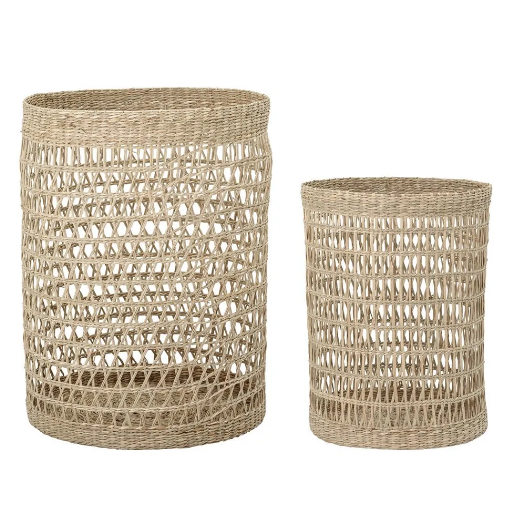 Bloomingville Wäschekorb Connie 2er Set