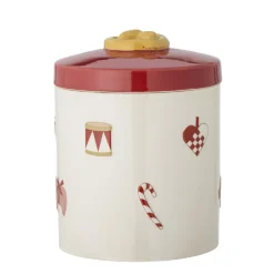 Bloomingville Yule Gefäß mit Deckel, Weihnachten