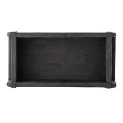 Bloomingville Ziegelform Black Box recyceltes Holz
