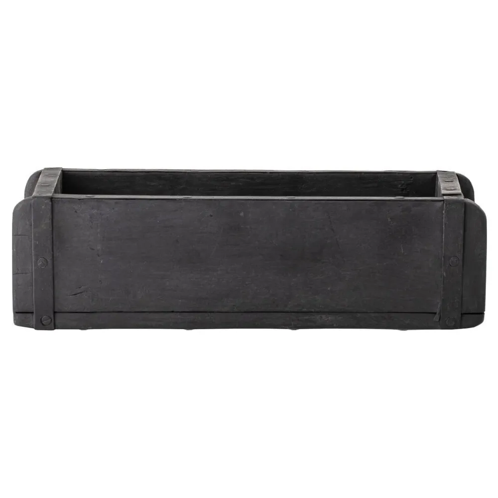 Bloomingville Ziegelform Black Box recyceltes Holz