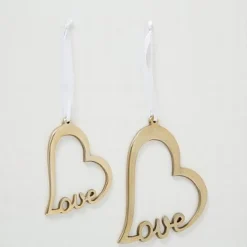 Boltze Dekoanhänger Love 2er Set