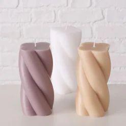 Boltze 3er Set Kerze in Sonderformen
