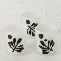 Boltze 2er Set Teelichtglas Matty