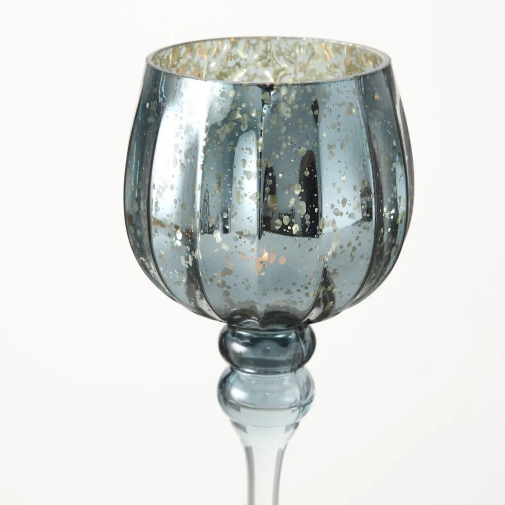 Boltze 3er Set Windlicht Manou silber