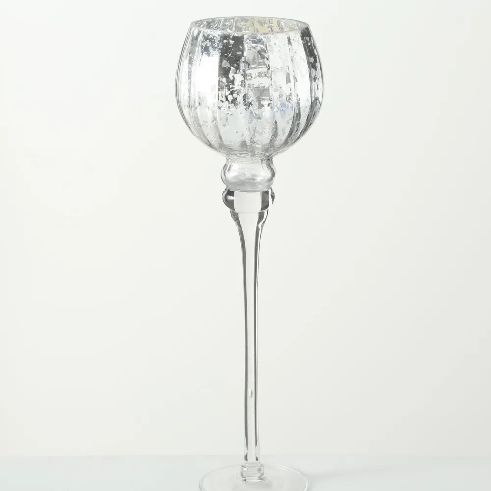 Boltze 3er Set Windlicht Manou silber