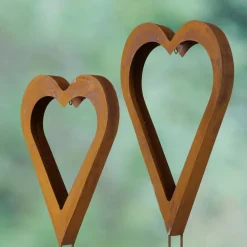 Boltze Gartenstab Heart, 2 tlg