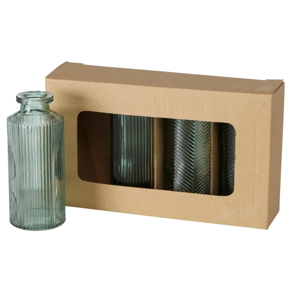 Boltze Glasvase Panja 4-teilig