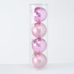 Boltze Große Weihnachtskugeln Ø 10 cm, 4 tlg