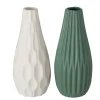 Boltze Hohe Vase Lenja 2er grün