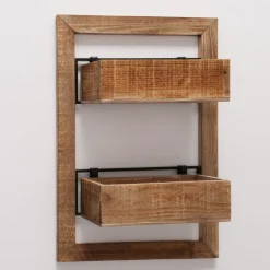 Boltze Holz Pflanzkisten für die Wand Übertopf Aneta