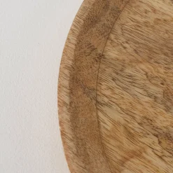 Boltze Holz Teller Tablett Maino 2-teilig