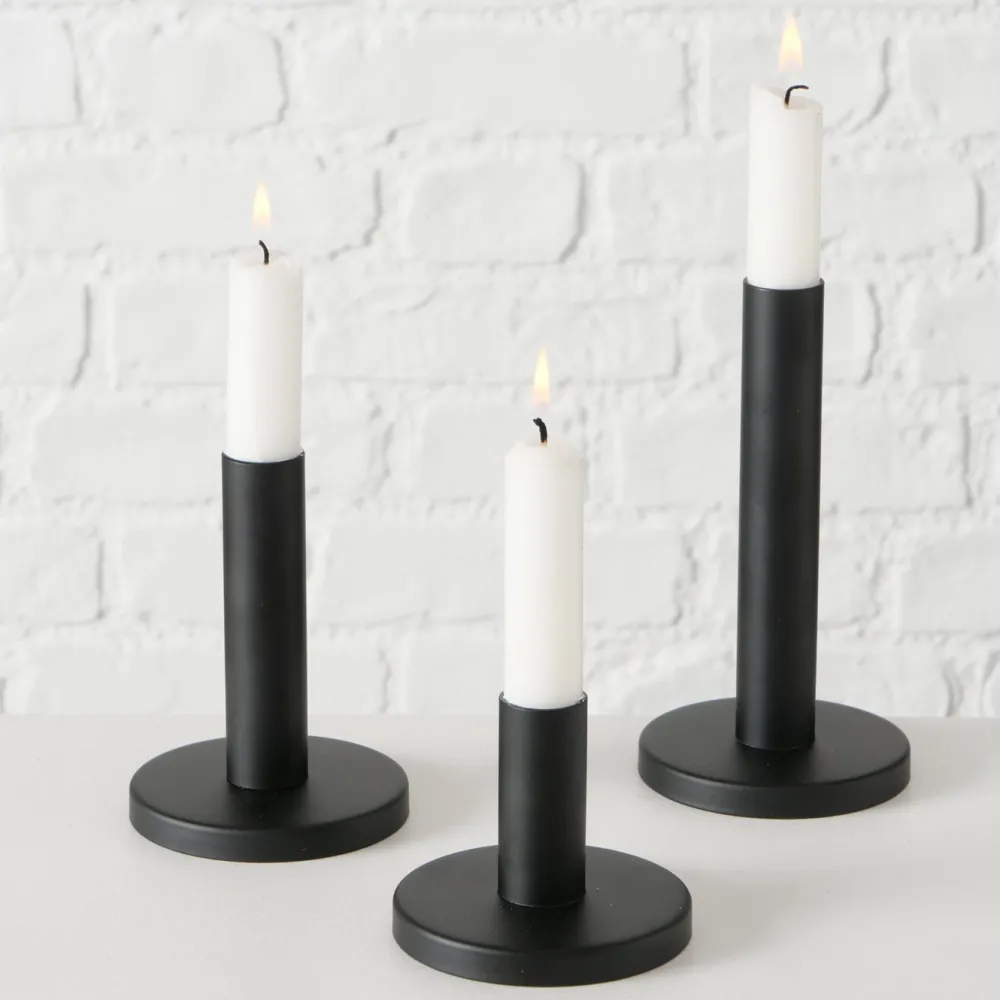 Boltze Kerzenleuchter Malko, 3-teilig