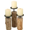 Boltze Kerzenleuchter Tempe, 3 tlg