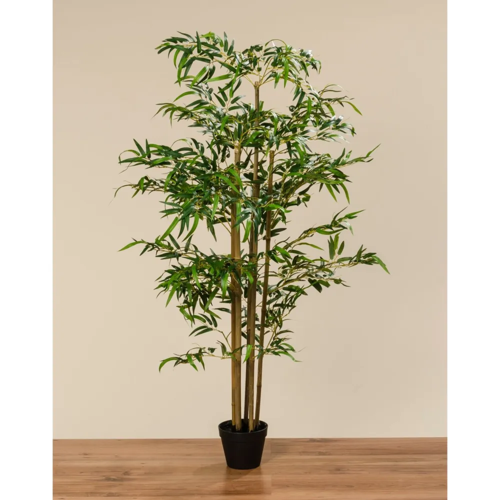 Boltze Kunstpflanze Bambus im Topf