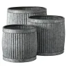 Boltze Metall Pflanztöpfe Dalia 3er