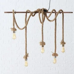 Boltze Pendelleuchte Toko Jute