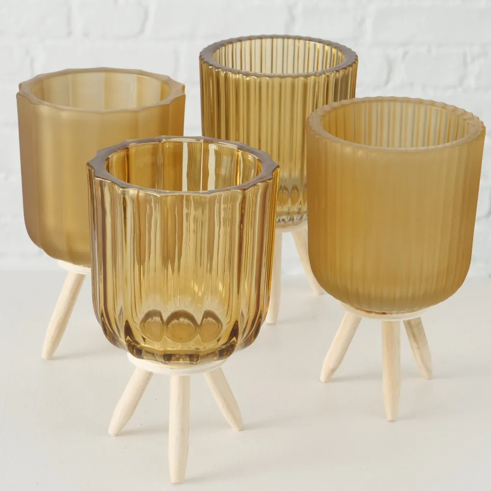 Boltze Teelichthalter Danteo auf Füßen