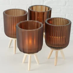 Boltze Teelichthalter Danteo auf Füßen