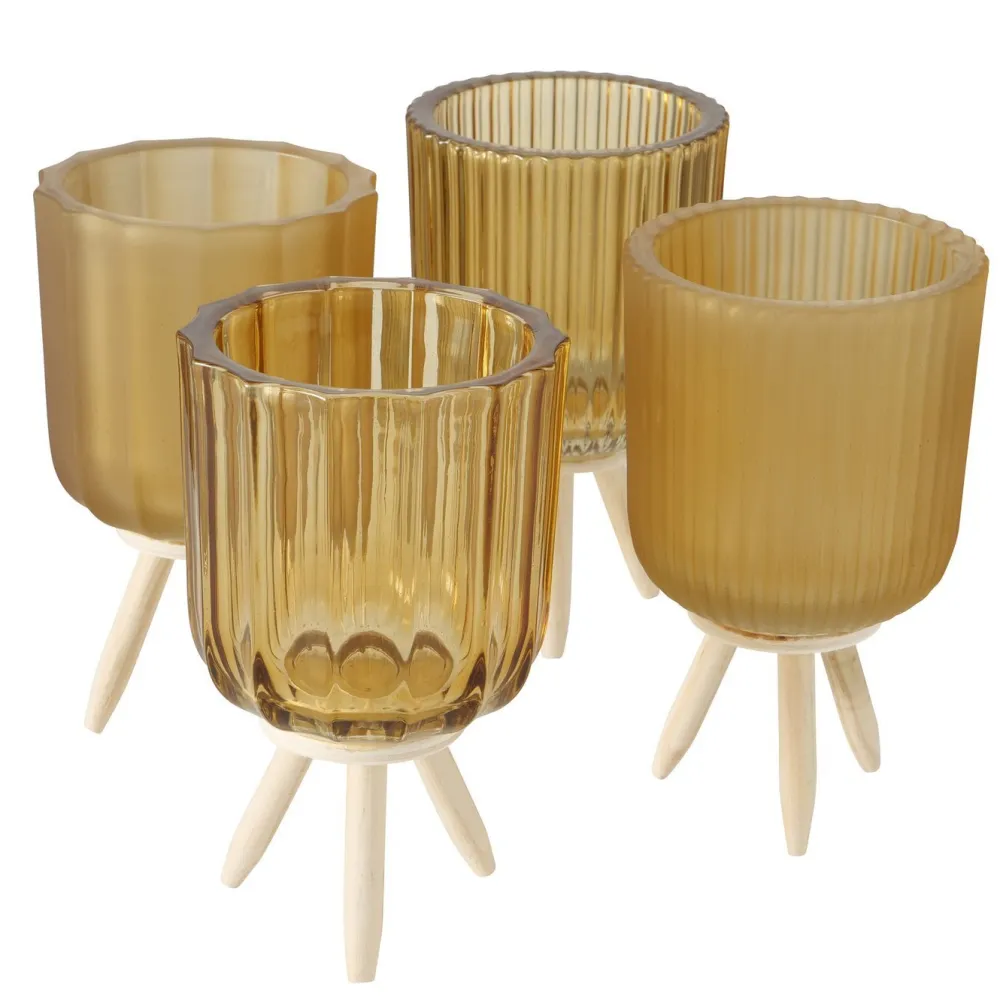 Boltze Teelichthalter Danteo auf Füßen