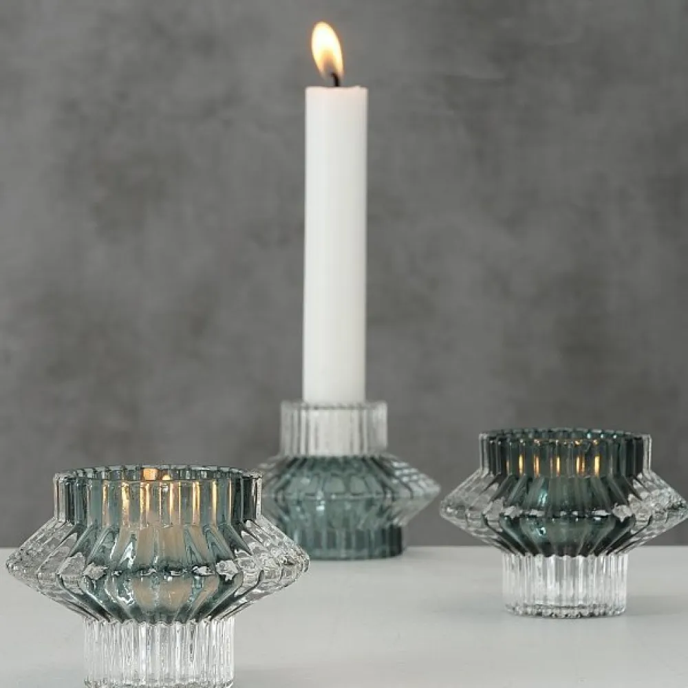 Boltze Teelichthalter Phyllis 3er Set