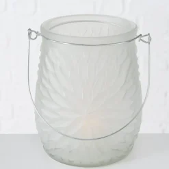 Boltze Teelichthalter Teelichtglas Mela 3er Set