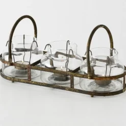 Boltze Teelichthalter Zuma Eisen