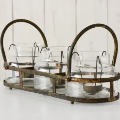 Boltze Teelichthalter Zuma Eisen