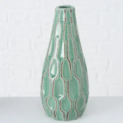 Boltze Vase Lenja 2er Set grün